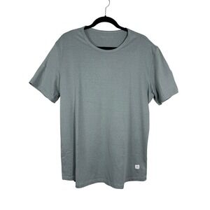 7 Diamonds Mens‎ Core T-Shirt L Sage Green Wicking Stretch Short Sleeve Tee NEW